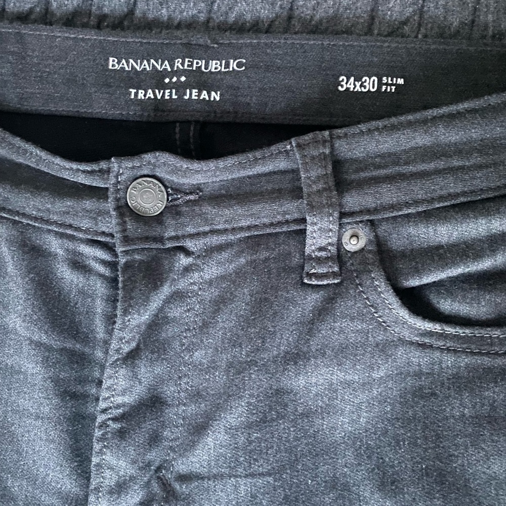 Banana Republic Gray Travel Jeans